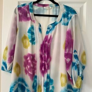 Calvin Klein Women’s Long Sleeved Blouse Like New 2X